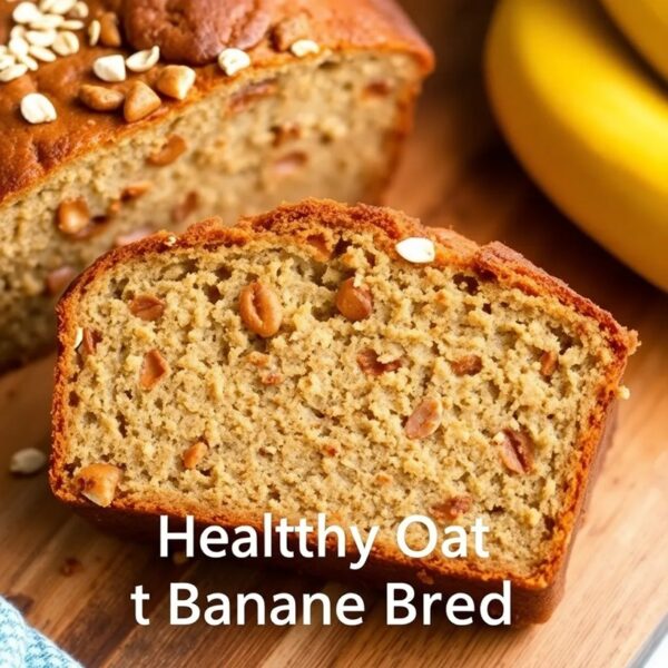 healthy banana bread recipe with oats