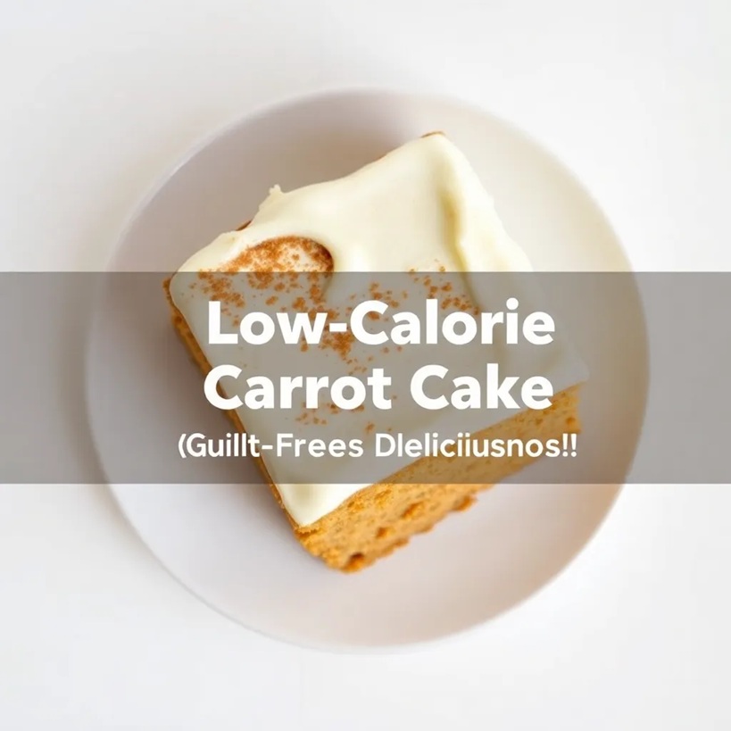 low calorie carrot cake