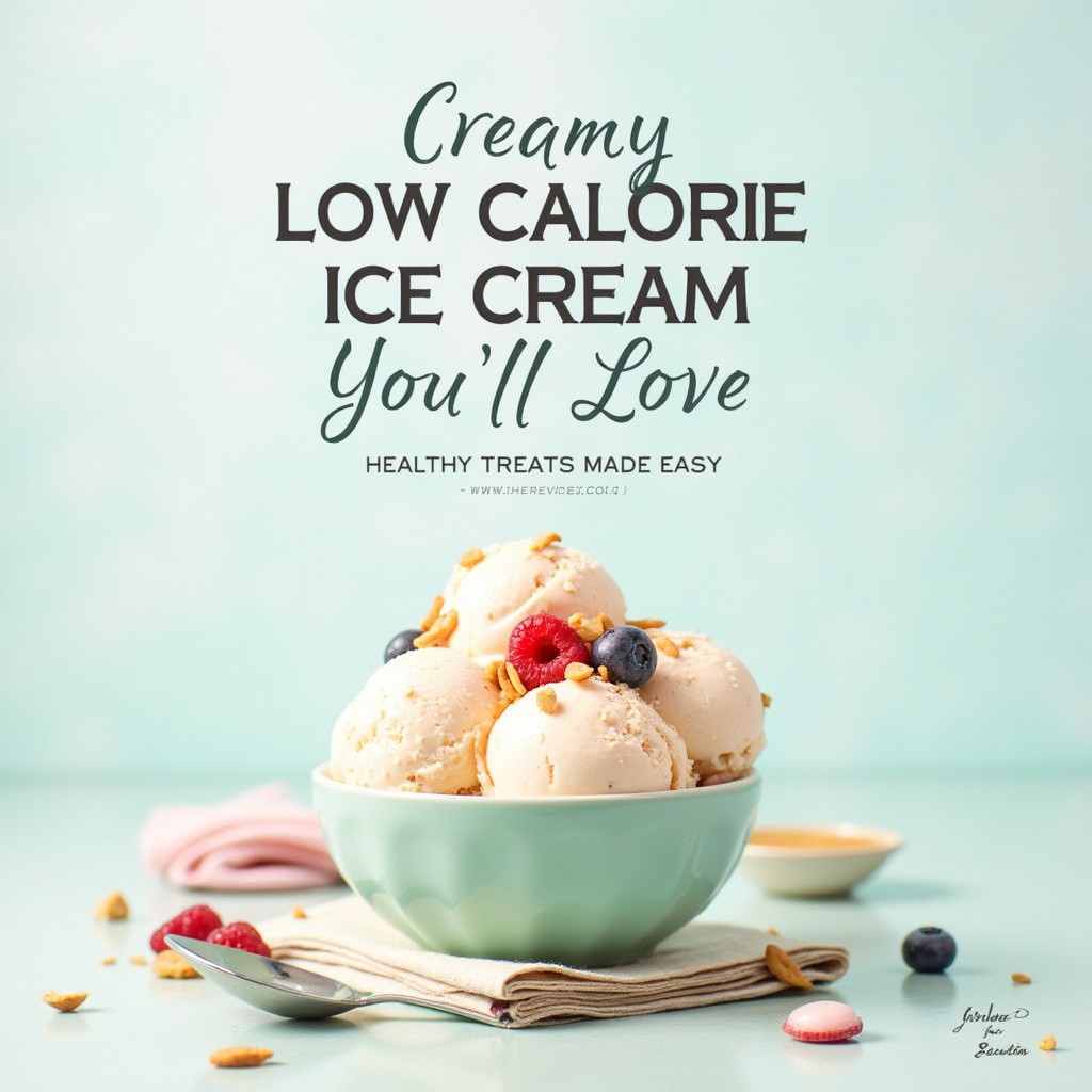 low calorie ice cream recipe