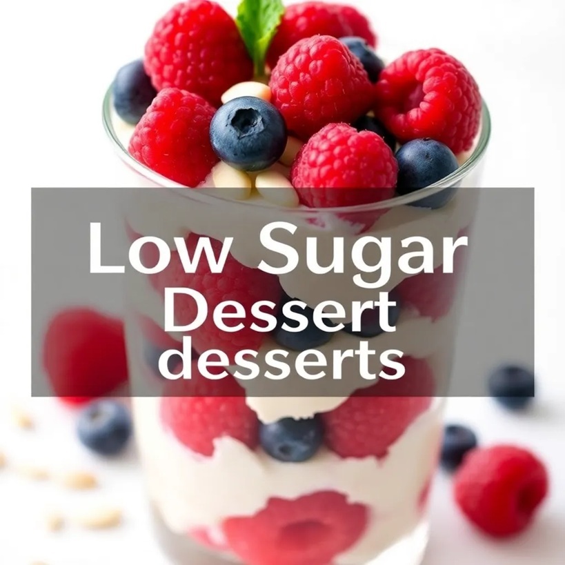 low sugar desserts