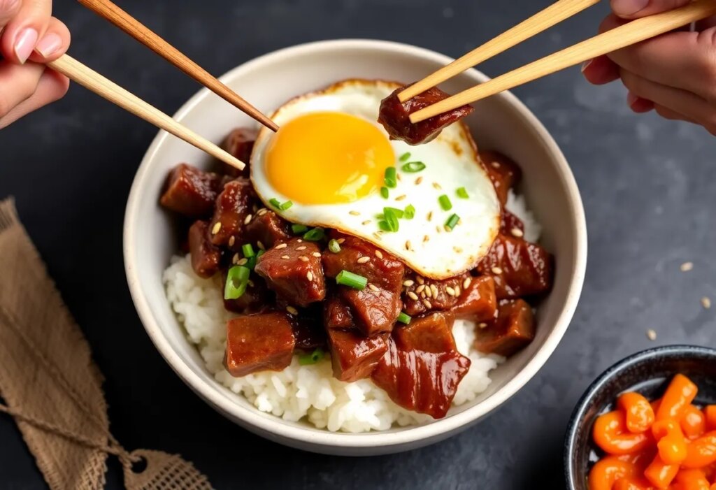 Korean Ground Beef Bowl
