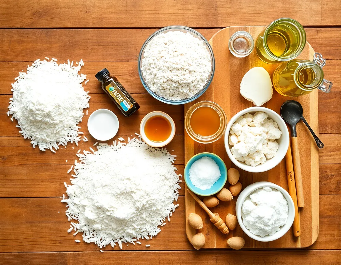 Ingredients for best gluten free bread recipe