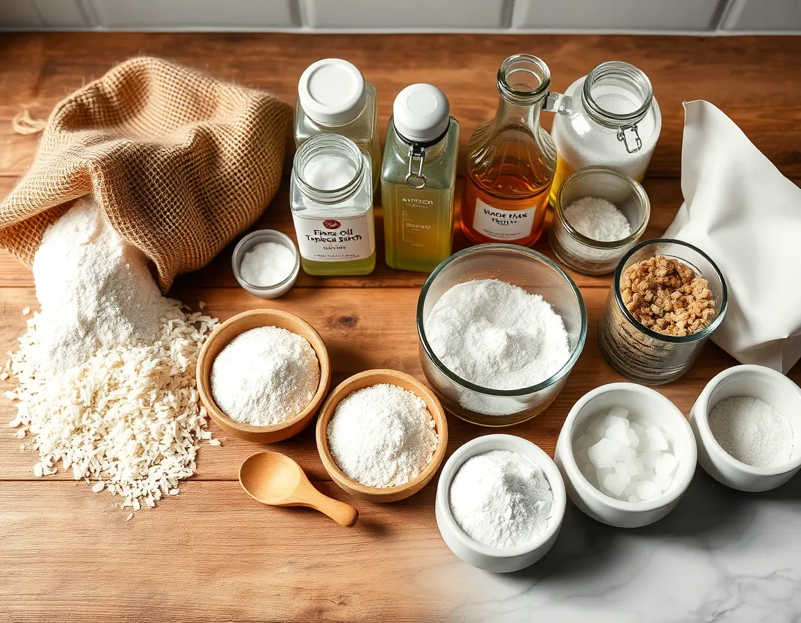 Ingredients for great gluten free bread