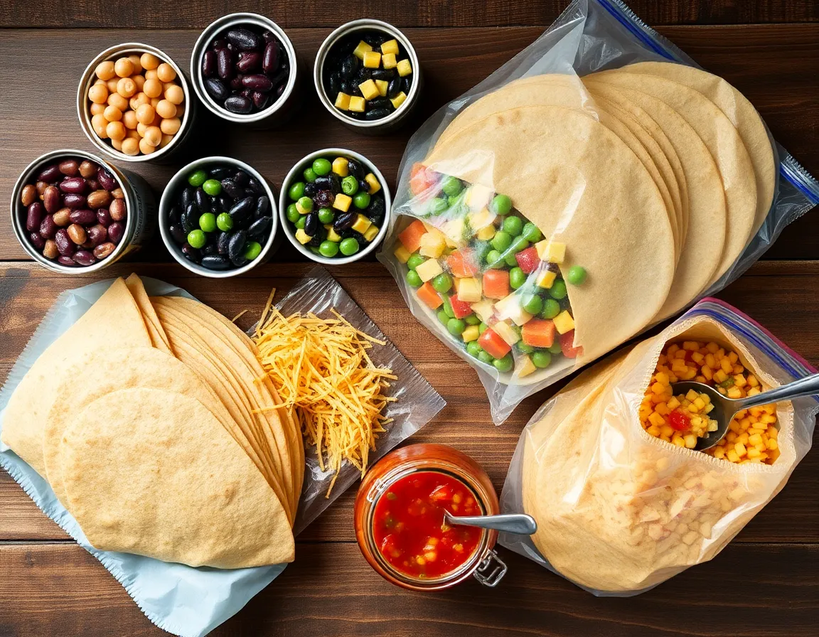 Essential ingredients for throw together meals
